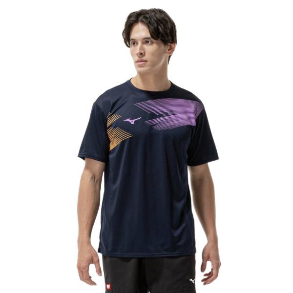 ミズノ mizuno 卓球ウェア ゲームシャツ ユニセックス 半袖 82JAD111