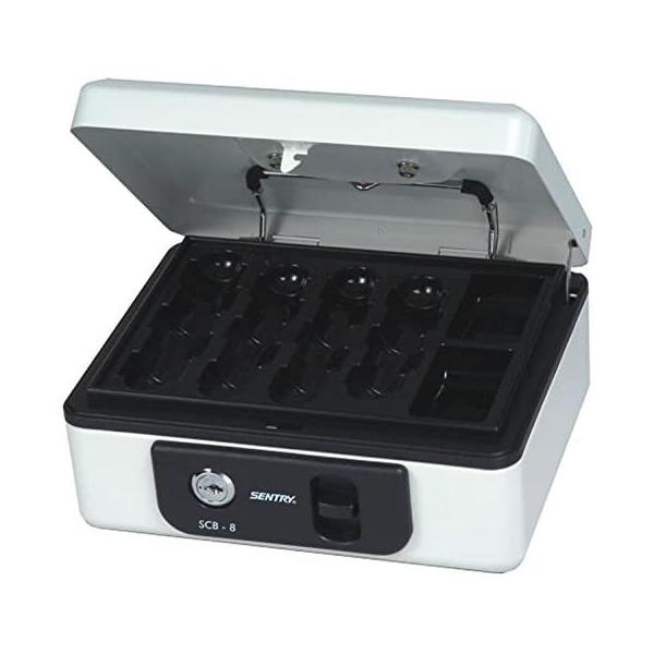 手提金庫 キーロック式 ワンタッチオープン SCB-8