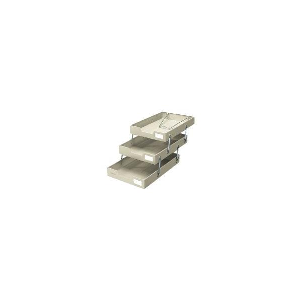 KOKUYO（コクヨ） ST-3M スチールトレー A4縦3段 W241xD338x152mm