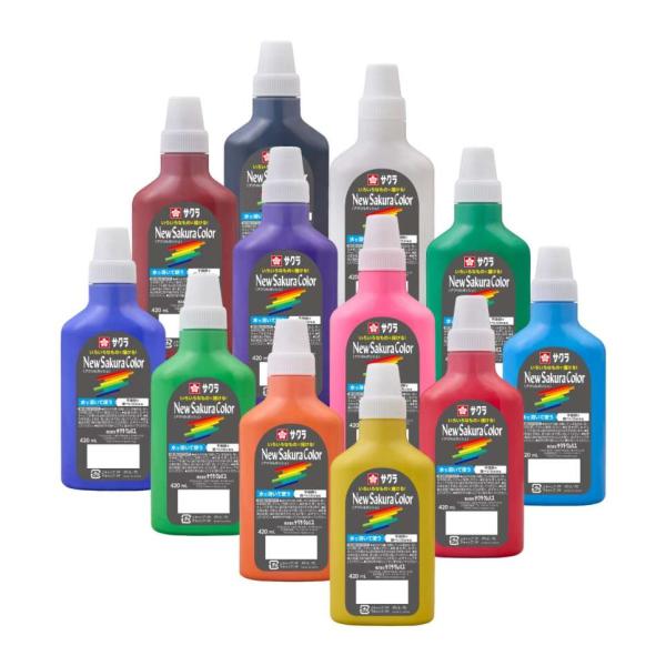 サクラクレパス　APW12　ニューサクラカラー　420ml　12色セット　※ETPW420P12後継品