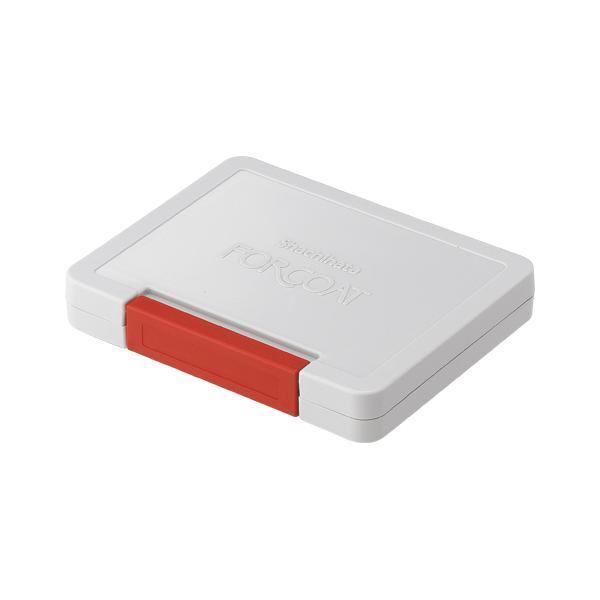 シャチハタ　HCN-2-R　フォアコートスタンプ台　中形　赤