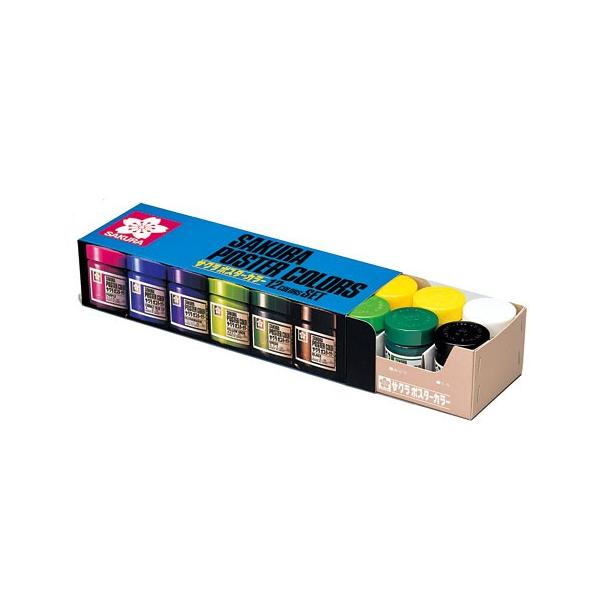サクラクレパス 絵の具 ポスターカラー 30ml 12色セット PW12セツト wgteh8f 楽天市場】[サクラクレパス] 絵の具 ポスターカラー 30ml 12色