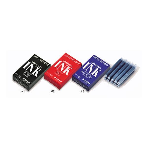 プラチナ　SPSQ-400#3　ブルーブラック　万年筆用カートリッジインク（10本入）