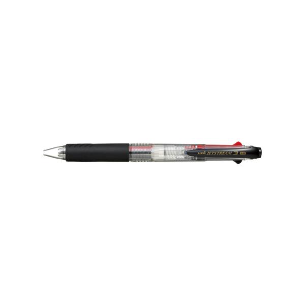 三菱鉛筆　SXE3-400-10.T 　ジェットストリーム 3色ボールペン　1.0mm　透明
