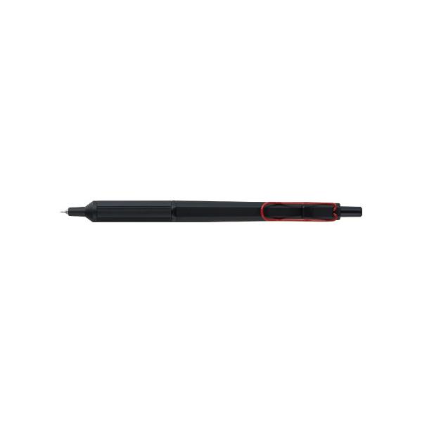 三菱鉛筆　SXN-1003-38BK15　ボールペン　ジェットストリーム エッジ 0.38mm　ブラックレッド　インク色：黒