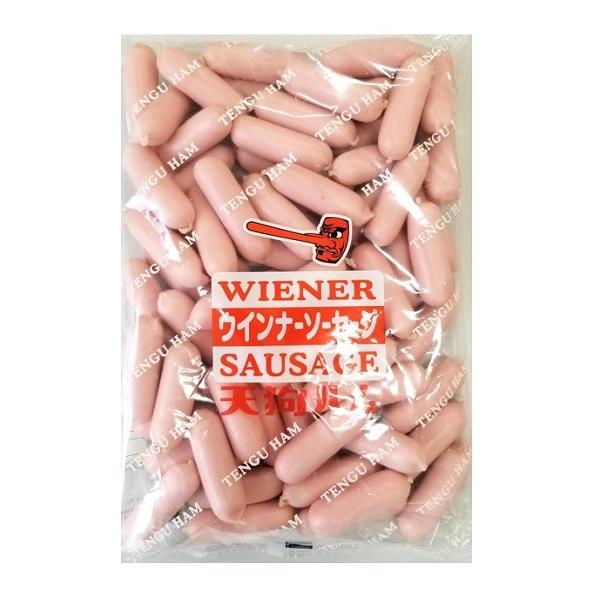 ※お急ぎの場合は、着日指定をせずにご注文下さい！！準備でき次第（最短）発送致します※業務用1.0kg入り。昔ながらのどこかなつかし〜〜い味のウインナーです。昔ながら 懐かしい 関東 お弁当 白 ウインナー ソーセージ 天狗 テング 天狗ハム