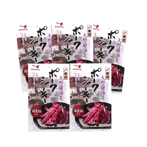 金沢ではおなじみの大野醤油を使ったポークジャーキーです。短冊切りで食べやすいジャーキーです。直射日光、高温多湿な場所は避け、開封後はお早めにお召し上がりください。ポーク ジャーキー 大野醤油 食べやすい 一口サイズ おつまみ おやつ 天狗 ...