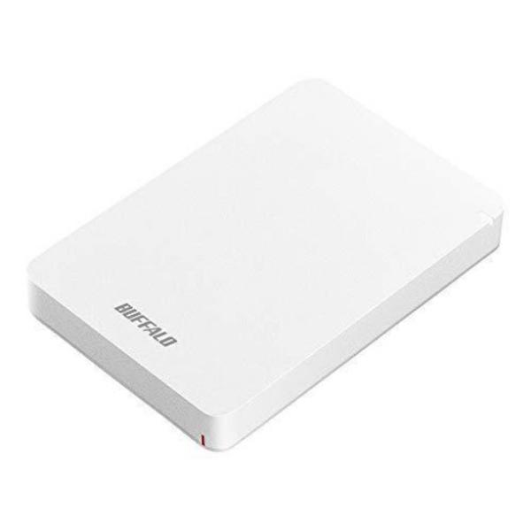 BUFFALO バッファロー ポータブルHDD 2TB ホワイト HD-PGF2.0U3-BWHA