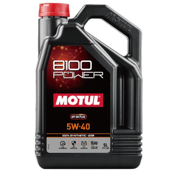 モチュールオイル 5L MOTUL（モチュール） 112005 MOTUL 8100 POWER (パワー) 5W40 SN PLUS