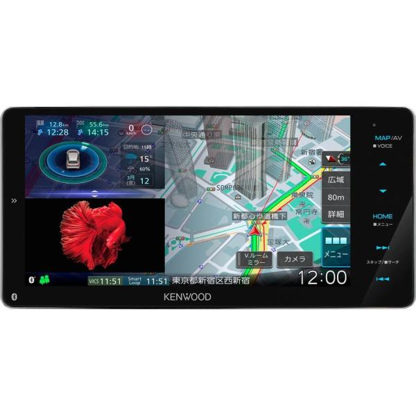 彩速ナビ MDV-M808HDW 地上デジタルTVチューナー/ Bluetooth?内蔵 DVD