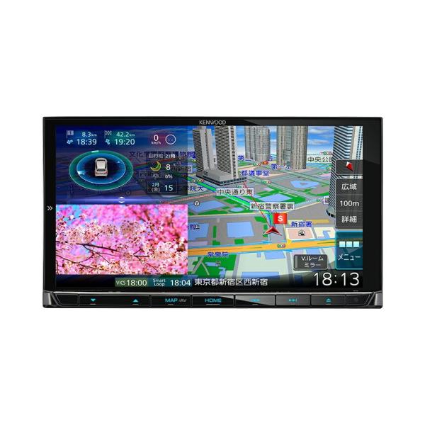 彩速ナビ MDV-M906HD ケンウッド フルセグ Bluetooth内蔵 DVD/USB/SD