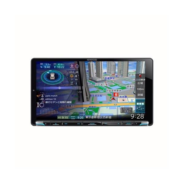 彩速ナビ MDV-M906HDL ケンウッド フルセグ 9型液晶 Bluetooth DVD USB