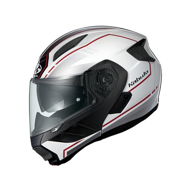 OGK Kabuto（オージーケーカブト） 【ホワイトレッド】 Lサイズ