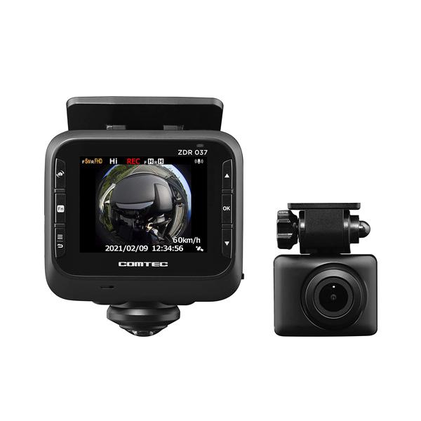 COMTEC ZDR037 360度ドライブレコーダー　800万画素 コムテック ZDR037 ドライブレコーダー 800万画素 高画質360