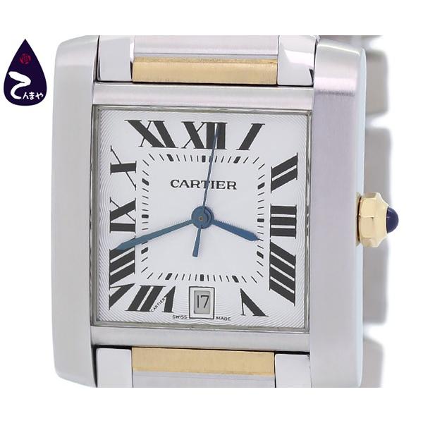 質shop天満屋 人気 カルティエ タンクフランセーズlm メンズ 自動巻き Ss K18yg デイト シルバー系文字盤 Wq4 Y3t1r 質shop天満屋 通販 Yahoo ショッピング