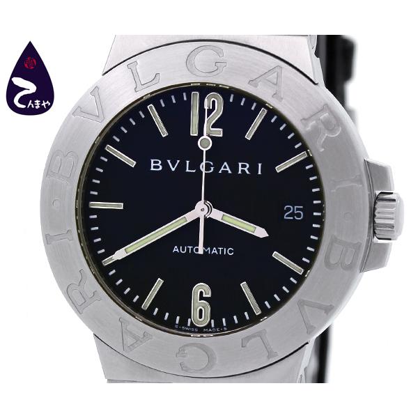 質shop天満屋 人気 ブルガリ ディアゴノ スポーツ メンズ 自動巻き Ss 革 デイト ブラック文字盤 Lcv38s Y3t1r 質shop天満屋 通販 Yahoo ショッピング