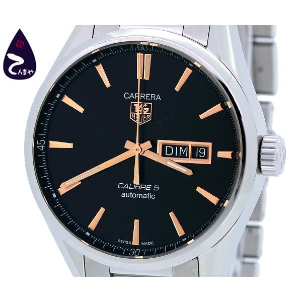 質shop天満屋 人気 タグホイヤー カレラ キャリバー5 デイデイト メンズ 自動巻き Ss 裏スケ ブラック文字盤 War1c Ba0723 Y3t1r 質shop天満屋 通販 Yahoo ショッピング