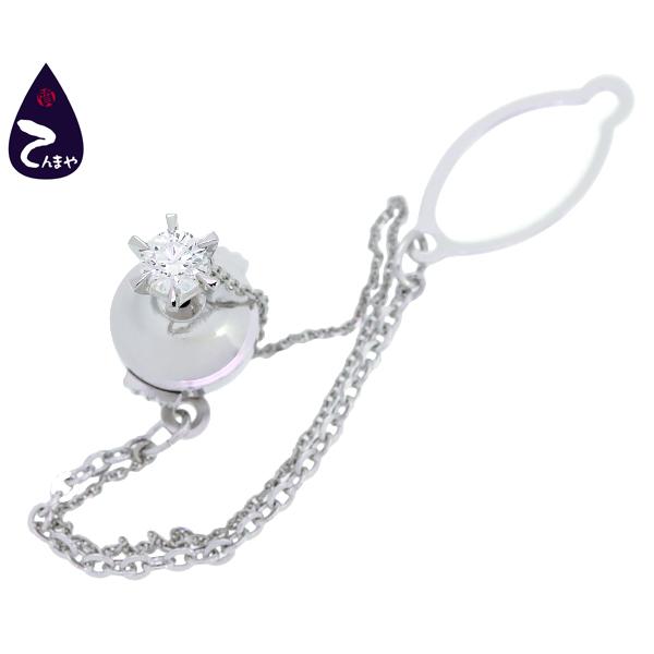 質Shop天満屋】【美品】Pt900 ダイヤ タイタック・タイニーピン 一粒