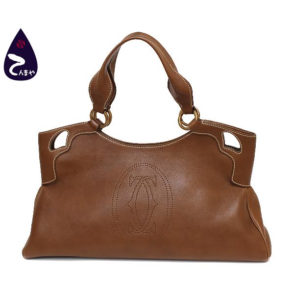 Cartier（カルティエ） 【質Shop天満屋】【人気】 レザー：ブラウン