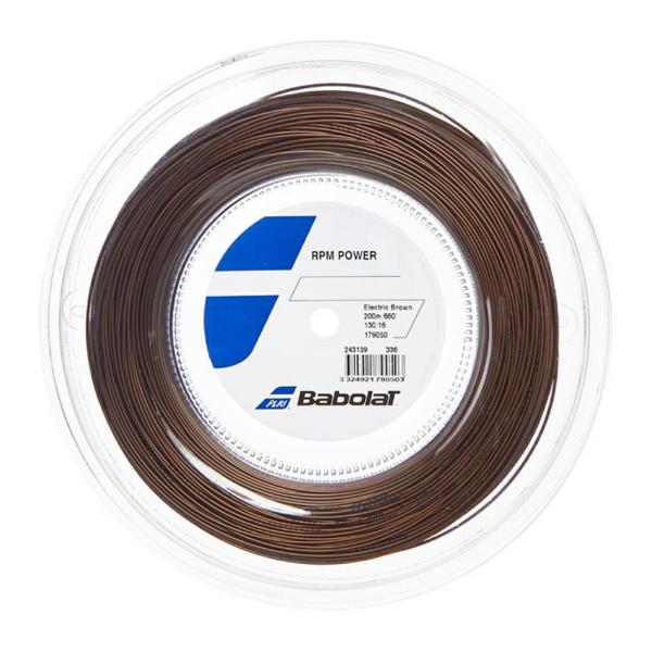 たん　200ｍロールガット Babolat（バボラ） RPM パワー（1.25mm / 1.30mm）200mロール 硬式
