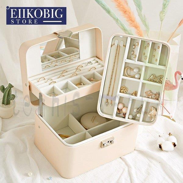 ジュエリーボックス アクセサリーケース アクセサリー収納 コンパクト 多機能 ピアス ネックレス 指輪 保管 携帯 小物入れ 可愛い 旅行 大容量 宝石箱 Aki Ssh Fryヤフーショップ 通販 Yahoo ショッピング