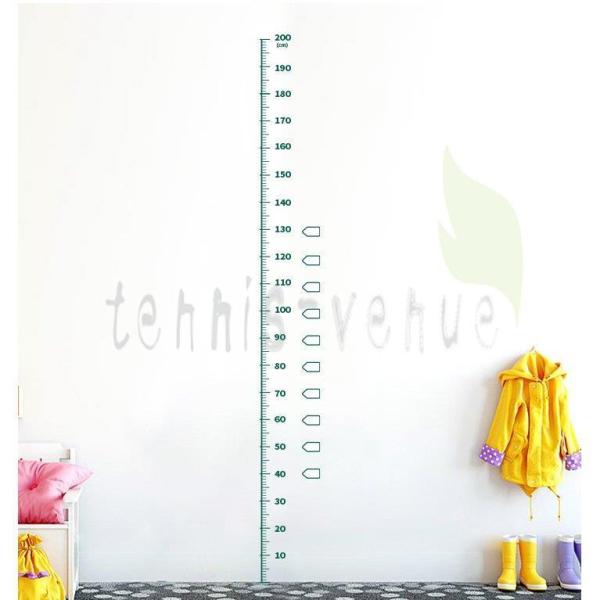 身長計 ウォールステッカー 子供部屋 子ども 身長 記念 女の子 男の子 壁シール 第一ネット 測れる 子供 幼稚園 キッズ 可愛い シンプル 身長測定 幼児 壁飾り 防水