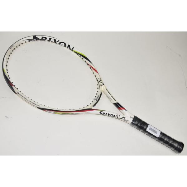 未使用　SRIXON ソフトテニスラケット SRIXON 中古 スリクソン ブイ 5.0 2010年モデル 【一部グロメット割れ