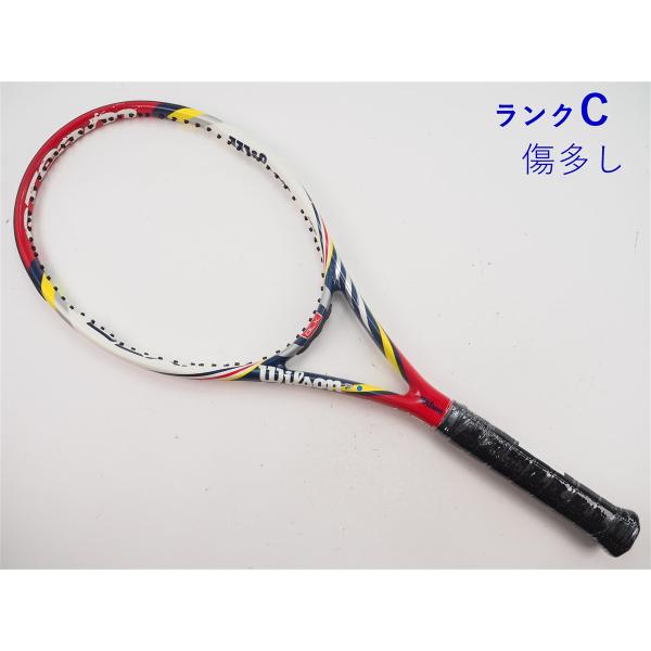 商品名：ウィルソン スティーム プロ 95 2012年モデル【一部グロメット割れ有り】(G3)/WILSON STEAM PRO 95 2012(G3)分類／ランク：中古テニスラケット/C:目立つ傷多しフェイス面積：95平方インチ長さ：27...
