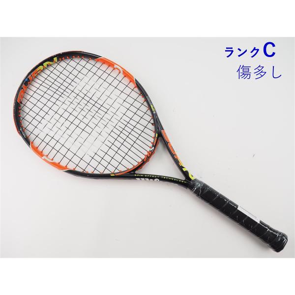 商品名：ウィルソン バーン 26エス 2015年モデル【ジュニア用ラケット】(G0)/WILSON BURN 26S 2015(G0)分類／ランク：中古テニスラケット/C:目立つ傷多しフェイス面積：100平方インチ長さ：26.0インチフレー...