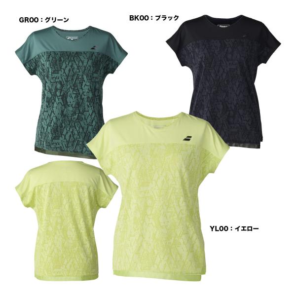 Babolat テニスウェア 半袖Tシャツ ３枚セット Babolat（バボラ） テニスウェア レディス PLAY ショートスリーブ