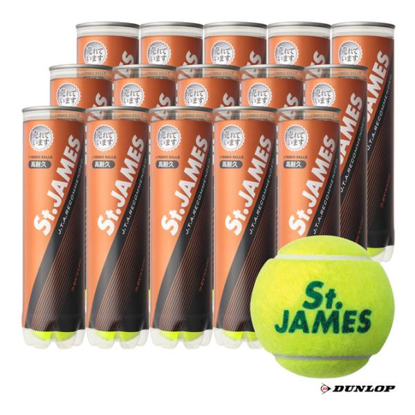 DUNLOP St.JAMES テニスボール 4個入り×15缶　60球 tennisjapan_dlp-baxp-stjamesj4cs60