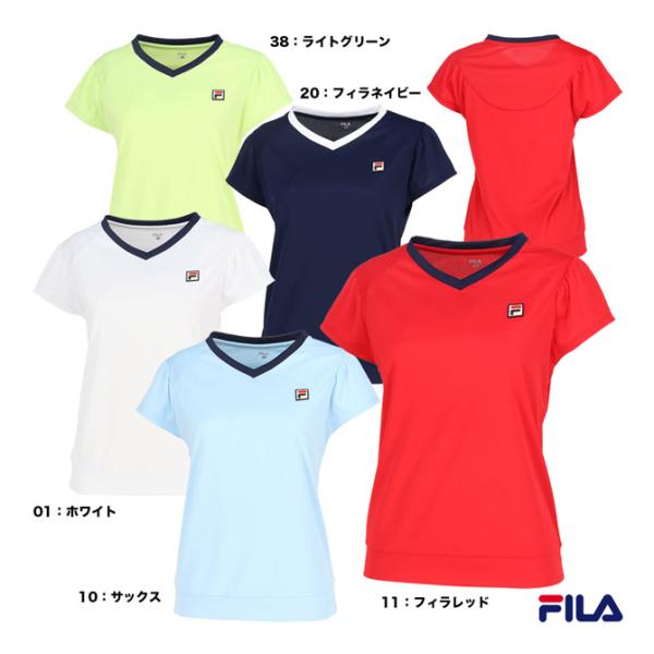 フィラ FILA テニスウェア レディス ゲームシャツ VL2821 : fil 