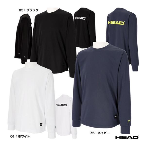HEAD（ヘッド） テニスウェア メンズ Longsleeve Logo Mesh T-shirt