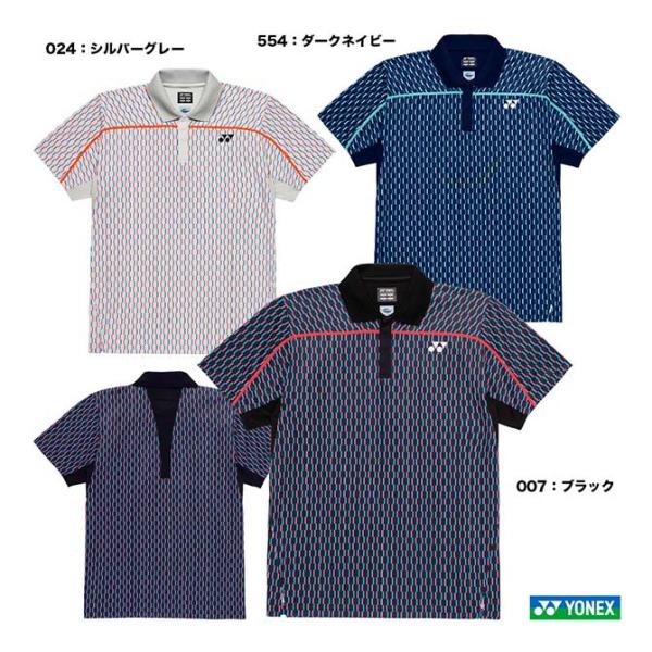 日本初上陸　76 セブンシックス　ゲームシャツ　テニスウェア　サイズL（XL） YONEX（ヨネックス） テニスウェア ユニセックス ゲームシャツ 10706