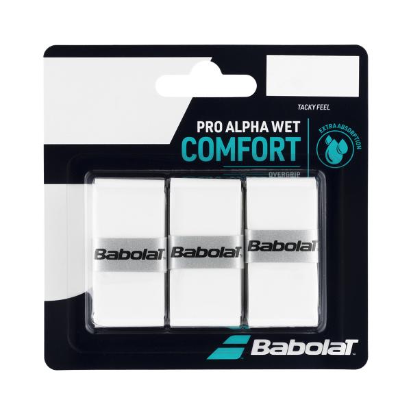 バボラ(Babolat)プロアルファウェット×3  ホワイト / 653054
