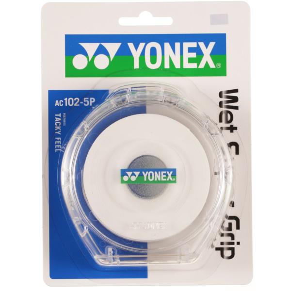 ヨネックス(YONEX)ウェットスーパーグリップ5本入 ケース付き　AC102-5P
