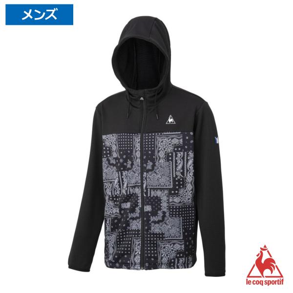 le coq sportif - ルコックスポルティフ テニスウェア スエットジャケットQTMQJF41黒メンズM le coq sportif ルコック(le sportif)スウェットジャケット