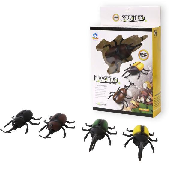 ●本体サイズ：12.0×3.0×9.0cm●パッケージサイズ：16.5×21.0×5.0cm●重量：552g●パッケージタイプ：ウィンドウボックス●製品素材：ABS●生産地：中国R/Cで動くカブトムシです！赤外線で前にも後ろにも動きます・単...