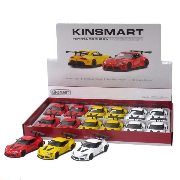 KiNSMART キンスマート プルバックミニカー 1/36 GRスープラ