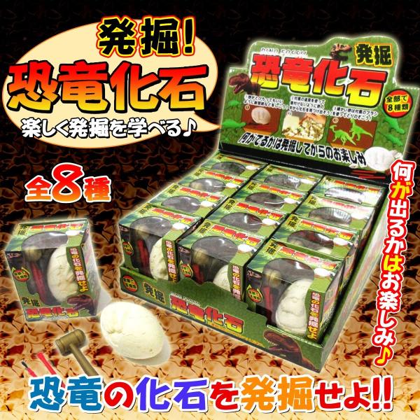 発掘 恐竜化石 12個入りBOX 体験 おもちゃ