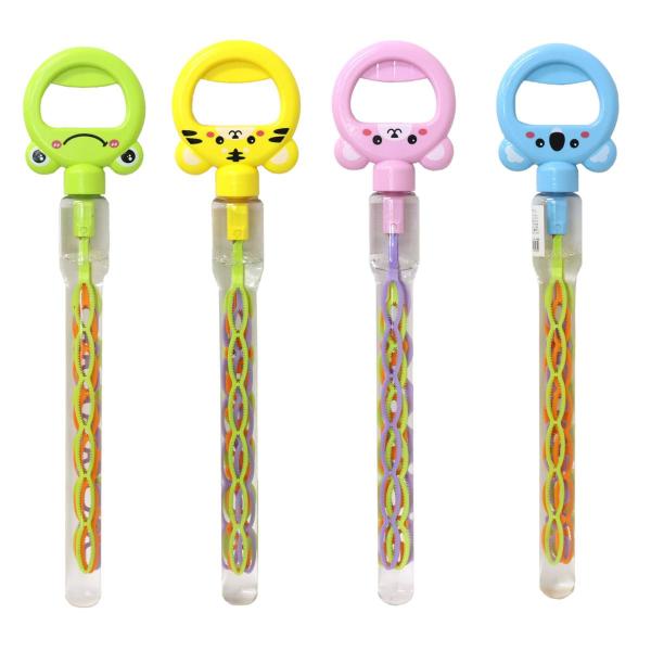 アニマルスティックしゃぼん 1個 単品 選べる4種類 動物 おもちゃ しゃぼん玉 210-303