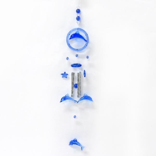●本体サイズ：6.5×46.0cm●パッケージサイズ：8.0×10.0×5.5cm●重量：63g●パッケージタイプ：個別箱●製品素材：PS、アルミ●生産地：中国夏の定番！人気のウィンドウチャイムです☆イルカのパーツがとってもかわいい！！夏に...