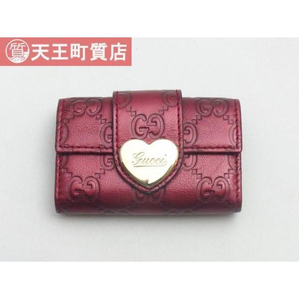 超美品✨ GUCCI グッチ シマ キーケース 6連 【激レアカラー】 GUCCI（グッチ） 美品【GUCCI】グッチ 6連キーケース マイクロ