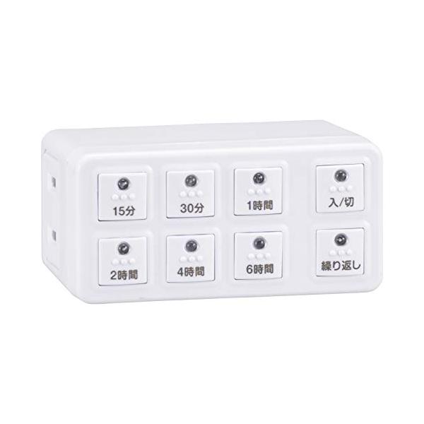 オーム電機 ボタン式デジタルタイマーAB6H HS-AB6H 04-8883