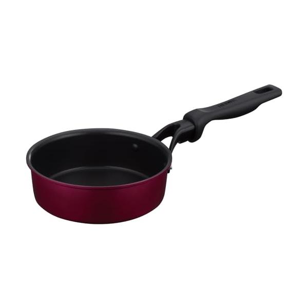 サーモス デュラブルシリーズ フライパン 16cm レッド ガス火・IH対応 焦げつきにくい 耐久性コーティング PFOA PFOS不使用 握り