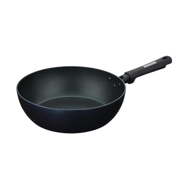 サーモス プラズマ超硬質コート 炒め鍋 28cm IH対応 ミッドナイトブルー KFC-028D MDB