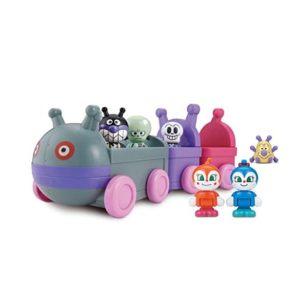 [バンダイ(BANDAI)] アンパンマンはじめてハウスドールセット だだんだん列車とばいきんまんのなかまたち 対象年齢 2 才以上