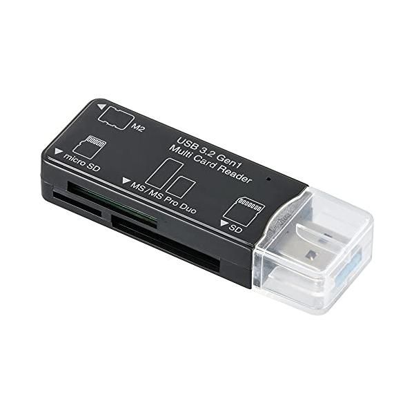 オーム電機 マルチカードリーダー 49メディア対応 USB3.2Gen1 ブラック PC-SCRWU303ーK 01-3969 OHM