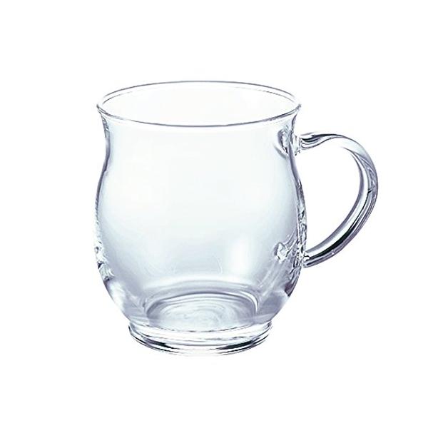 HARIO(ハリオ) 香り マグカップ 耐熱ガラス 電子レンジ/食洗機対応 コーヒーグラス 330ml 日本製 HKM-1T