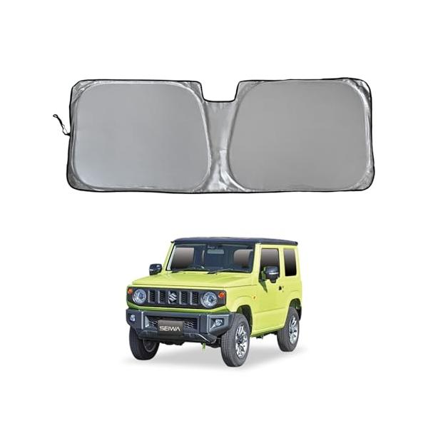 セイワ(SEIWA) 車種専用用品 スズキ ジムニー&amp;シエラ(JB64/JB74)専用 ポップアップ サンシェード フロント用 Z118 UVカ